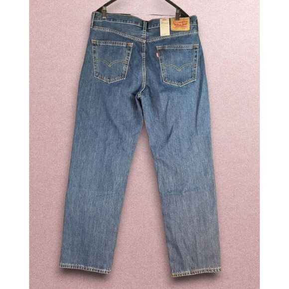 Levi's 550 Jeans Relaxed Fit Tapered Leg‎ Men's Size 36x32  Blue NWT - Picture 1 of 9